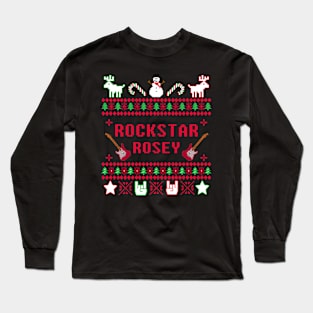 Rockstar Rosey - Holiday Long Sleeve T-Shirt